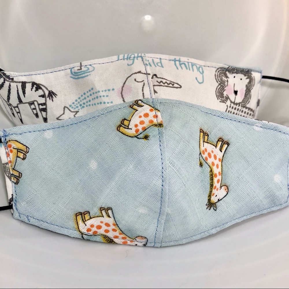 💕KIDS Washable Reversible Mask Filter Cute💕